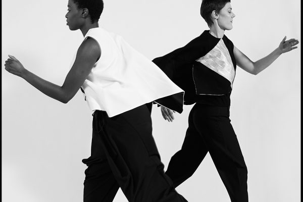 Black and white fashion photography