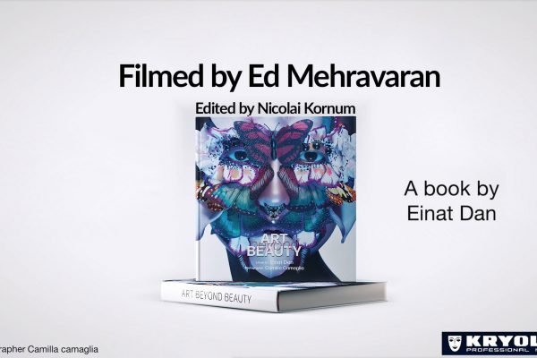 A photo of Beauty book which written on the top: Filmed by Ed Mehravaran