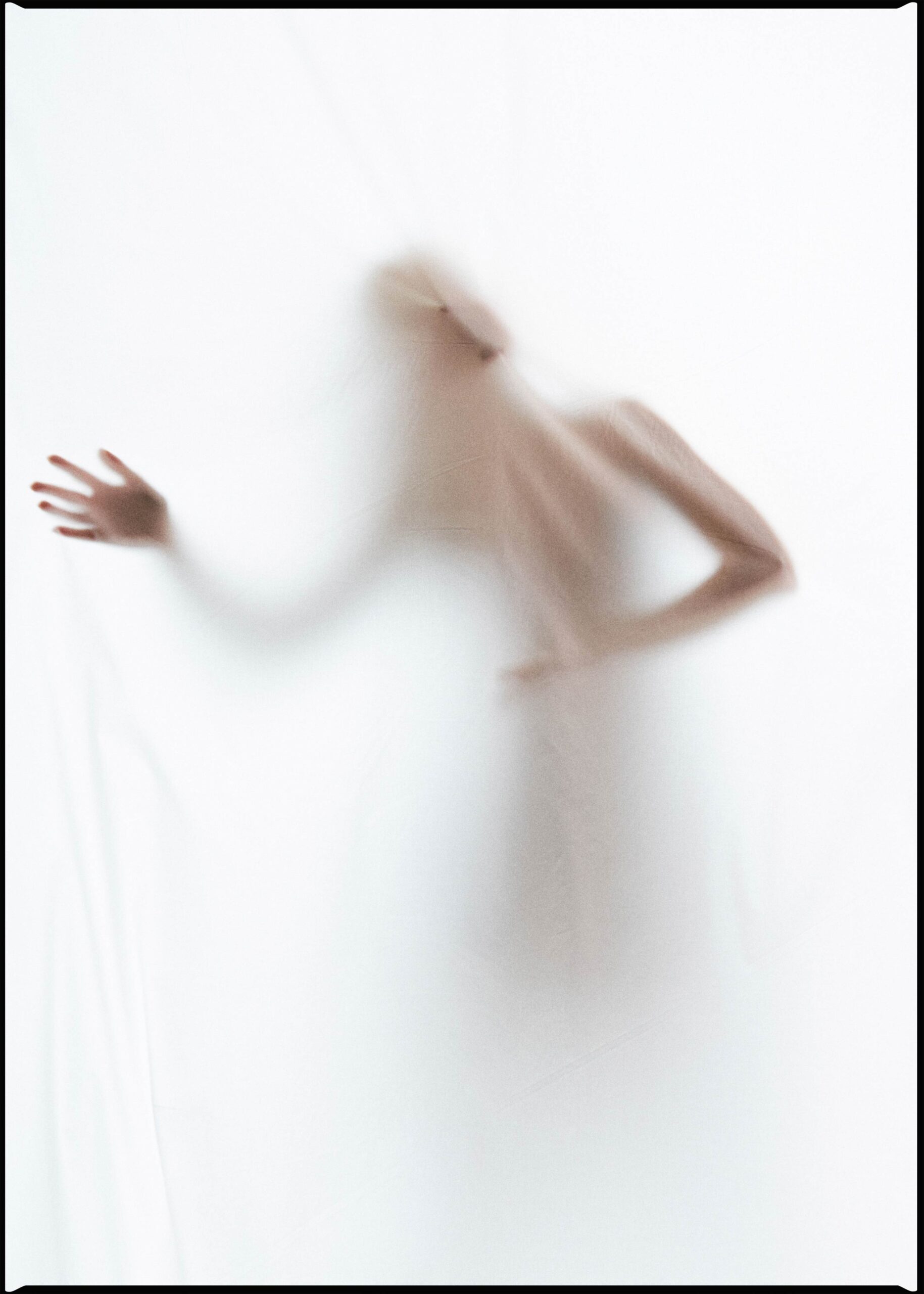 Silence photo series with Abstract figurative human bod forms