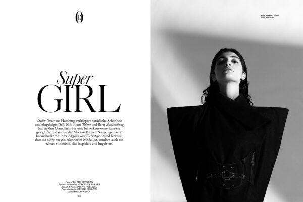 Soulin Omar for L'Officiel Austria photographer by Ed Mehravaram